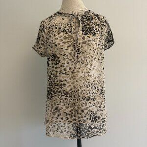 Large Liz Claiborne Animal Print Tunic